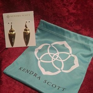 Kendra Scott Stephanie Earrings Antique Brass